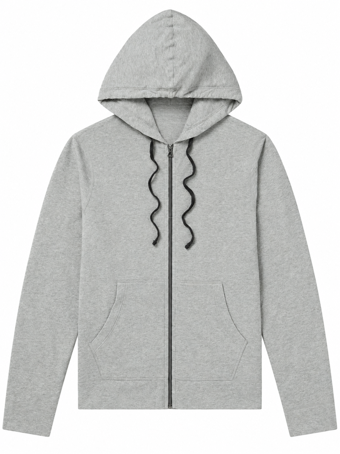 Heather Gray Full-Zip Hoodie